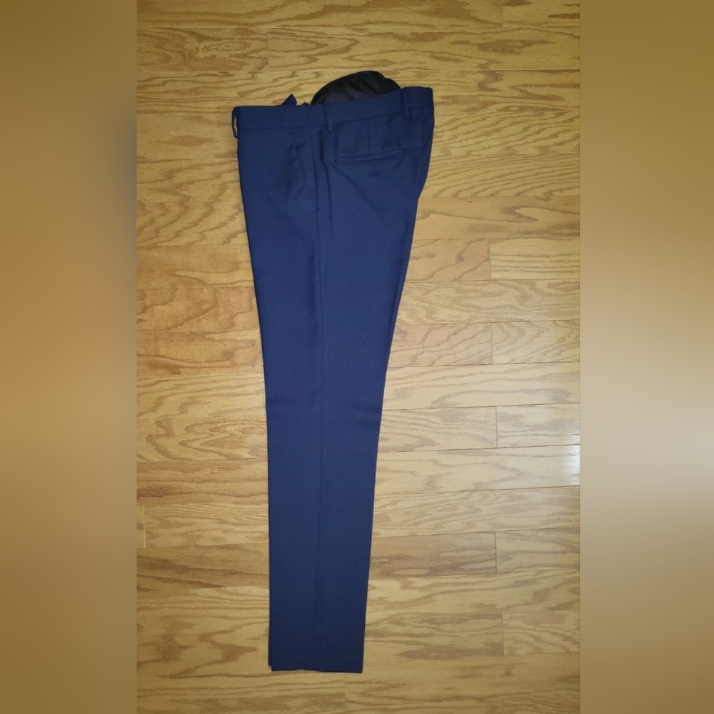 Man blue suit